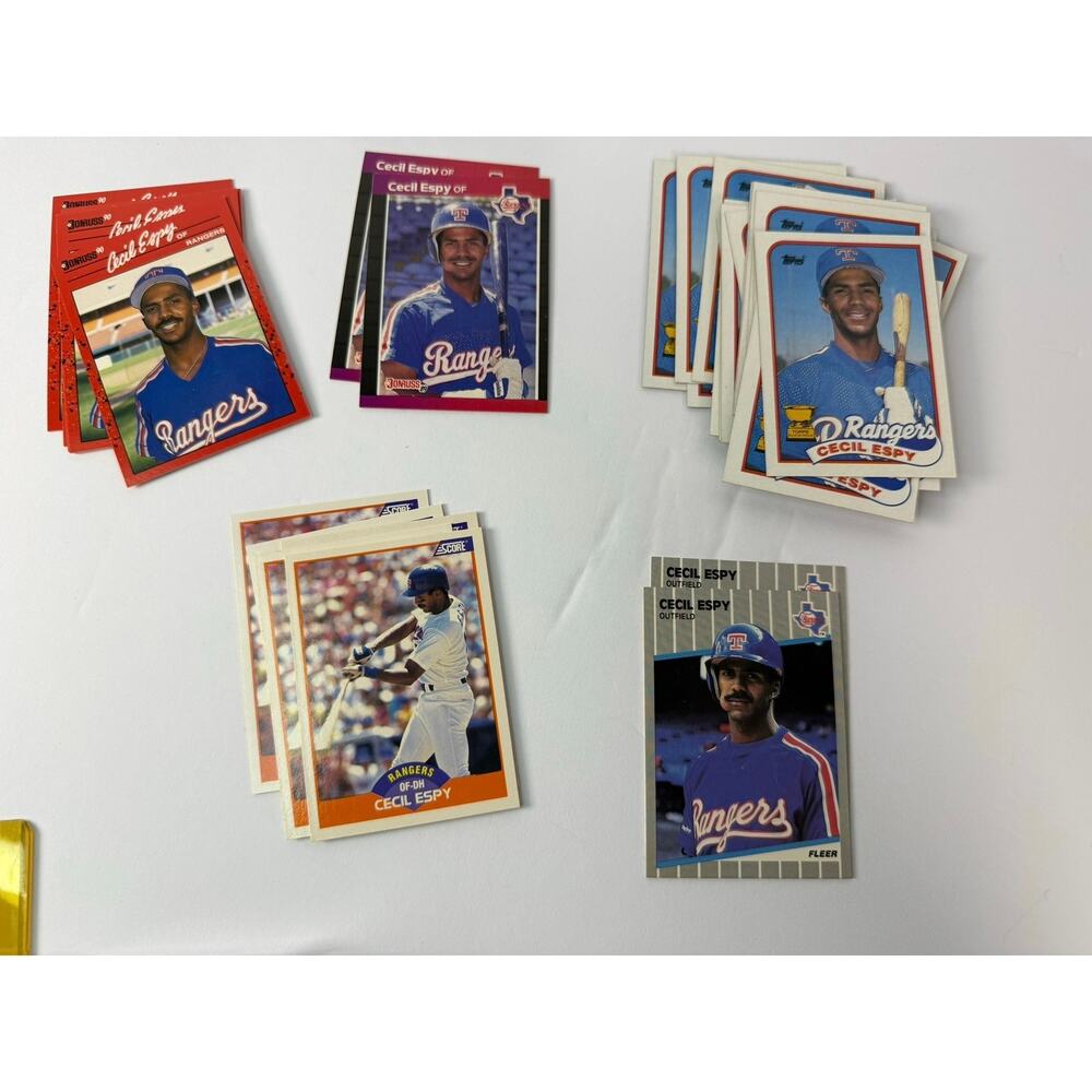 Cecil Epsy Baseball card Collection 1989-90
